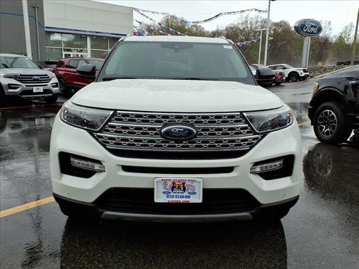 Star White Metallic Tri-Coat 2023 Ford Explorer Limited