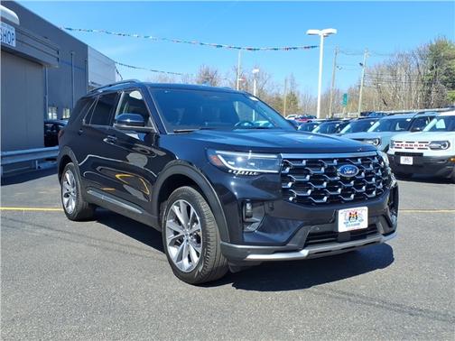 Agate Black Metallic 2025 Ford Explorer Platinum