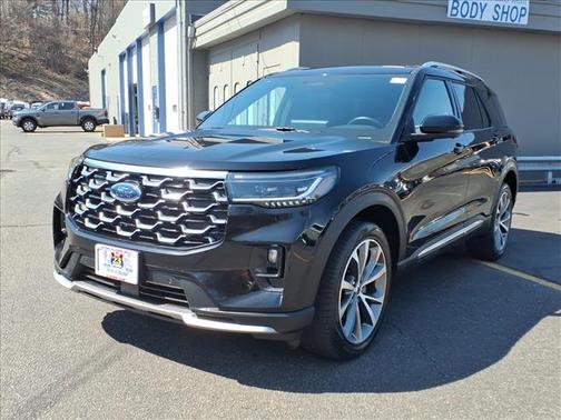Agate Black Metallic 2025 Ford Explorer Platinum