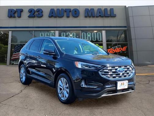 Agate Black Metallic 2023 Ford Edge Titanium