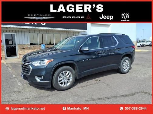 Graphite Metallic 2020 Chevrolet Traverse LT Cloth