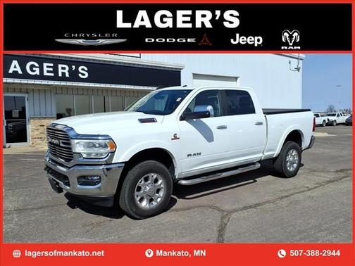 Bright White Clearcoat 2021 RAM 2500 Laramie Crew Cab 4x4 6'4' Box