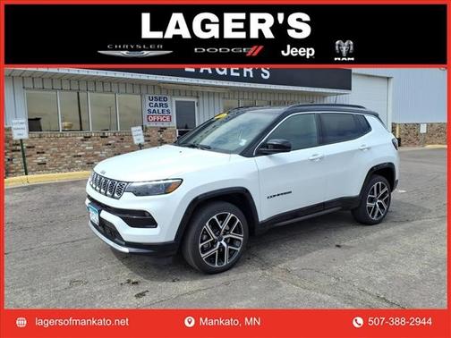 Bright White Clearcoat 2025 Jeep Compass Limited