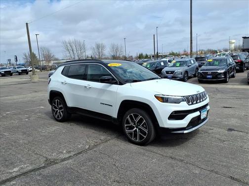 Bright White Clearcoat 2025 Jeep Compass Limited