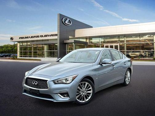 Hagane Blue 2019 INFINITI Q50 3.0t LUXE Sedan