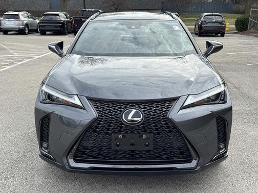 Cloudburst Gray with Obsidian Roof 2024 Lexus UX 250h F Sport