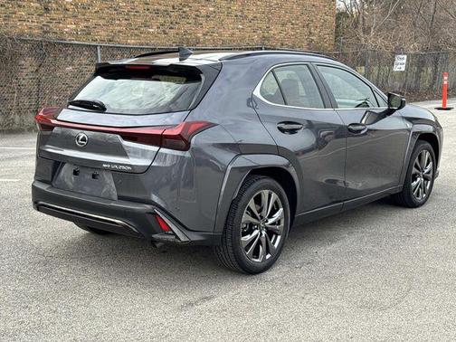 Cloudburst Gray with Obsidian Roof 2024 Lexus UX 250h F Sport