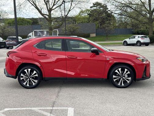 Redline with Obsidian Roof 2025 Lexus UX 300h F SPORT Design