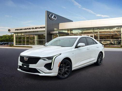 Crystal White Tricoat 2021 Cadillac CT4 Sport