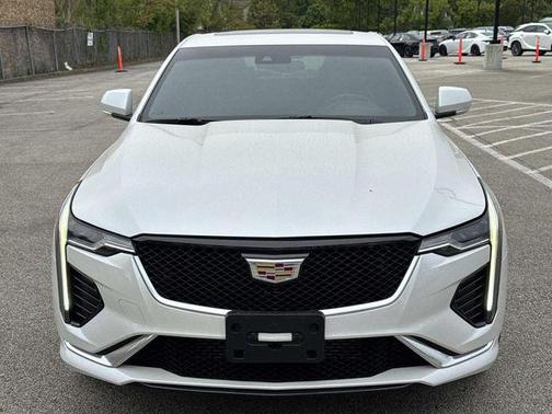 Crystal White Tricoat 2021 Cadillac CT4 Sport