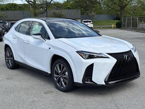 Ultra White w/Obsidian Roof 2026 Lexus UX 300h F SPORT Design