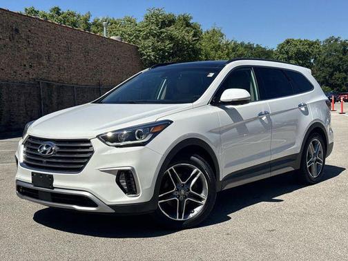 Monaco White 2017 Hyundai SANTA FE Limited Ultimate