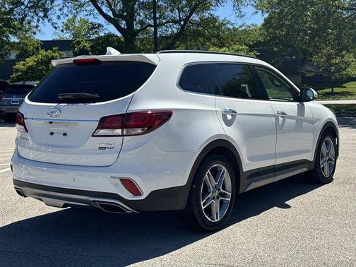 Monaco White 2017 Hyundai SANTA FE Limited Ultimate