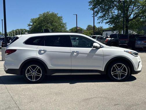 Monaco White 2017 Hyundai SANTA FE Limited Ultimate
