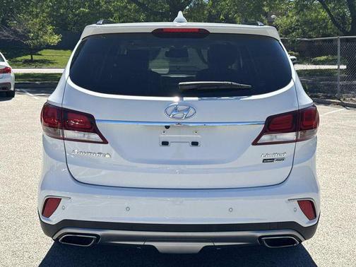Monaco White 2017 Hyundai SANTA FE Limited Ultimate
