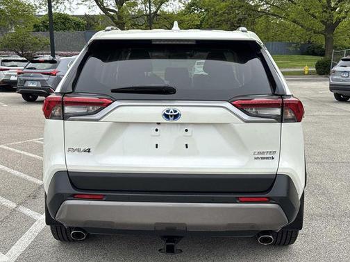 Blizzard Pearl 2019 Toyota RAV4 Hybrid Limited