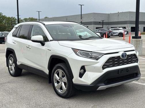Blizzard Pearl 2019 Toyota RAV4 Hybrid Limited