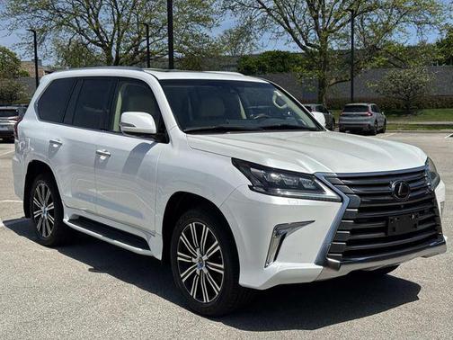 Eminent White Pearl 2020 Lexus LX 570 Three-Row