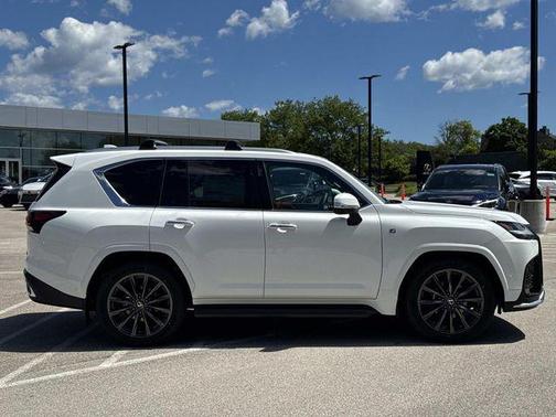 Ultra White 2026 Lexus LX 700h F SPORT Handling