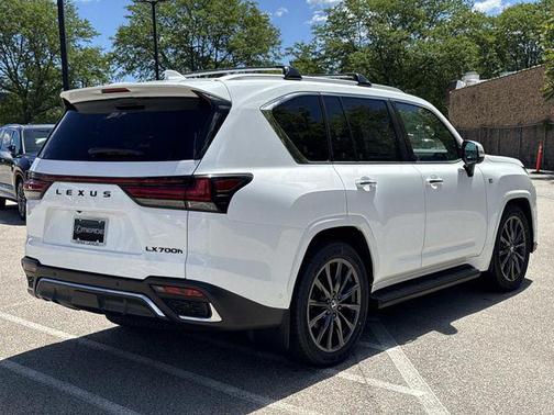 Ultra White 2026 Lexus LX 700h F SPORT Handling