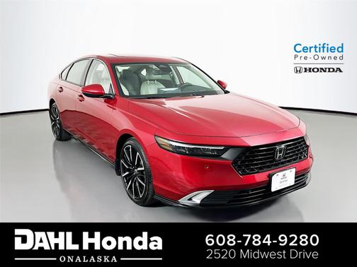 Radiant Red Metallic 2023 Honda Accord Hybrid