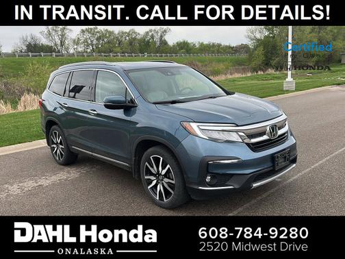 Steel Sapphire Metallic 2022 Honda Pilot