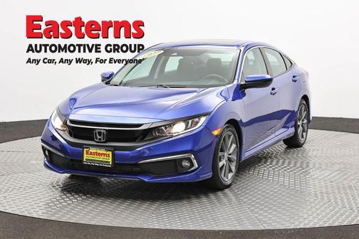 Blue 2021 Honda Civic EX