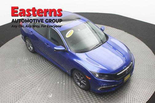Blue 2021 Honda Civic EX