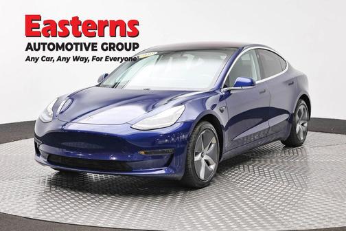 Deep Blue Metallic 2018 Tesla Model 3 Long Range