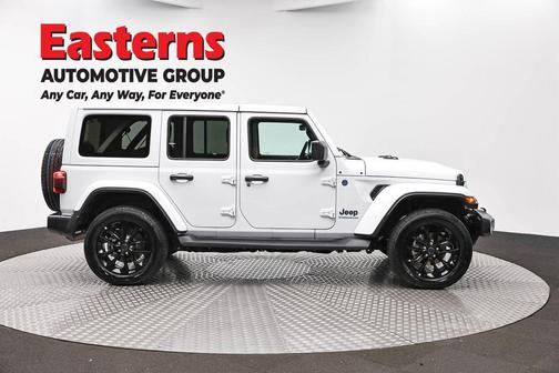 Bright White Clearcoat 2025 Jeep Wrangler 4xe Sahara