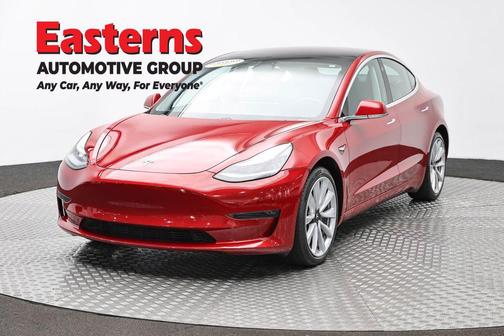 Red Multi-Coat 2018 Tesla Model 3 Long Range