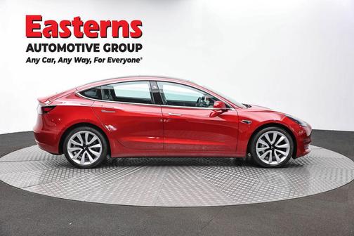 Red Multi-Coat 2018 Tesla Model 3 Long Range