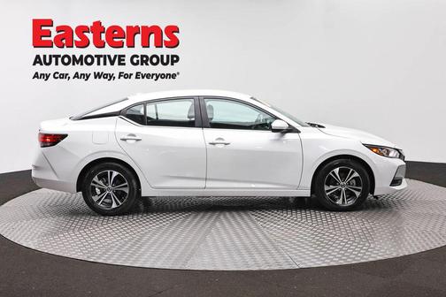 Aspen White Tricoat 2023 Nissan Sentra SV
