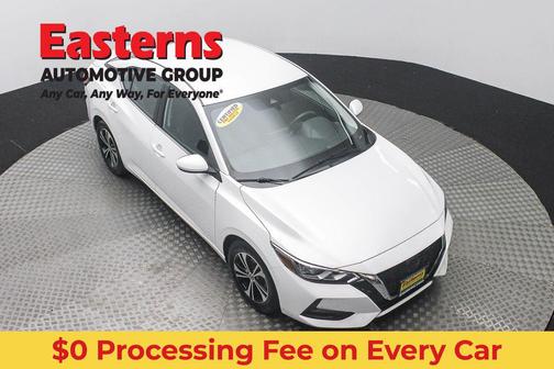 Aspen White Tricoat 2023 Nissan Sentra SV