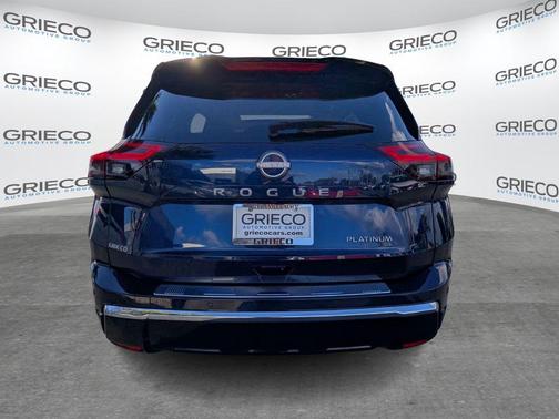 Deep Ocean Blue Pearl/Super Black 2024 Nissan Rogue Platinum