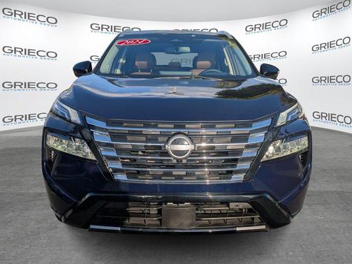 Deep Ocean Blue Pearl/Super Black 2024 Nissan Rogue Platinum