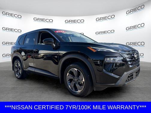 Super Black 2025 Nissan Rogue SV