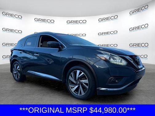 Arctic Blue Metallic 2017 Nissan Murano Platinum