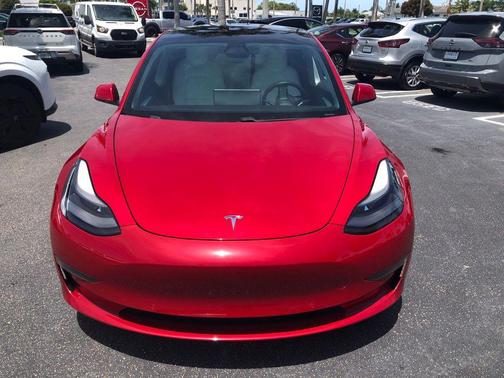 Red Multi-Coat 2021 Tesla Model 3 Standard Range Plus