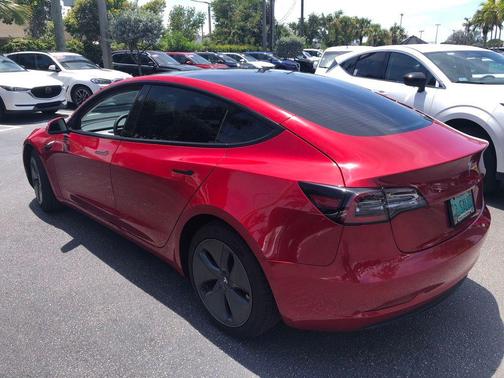 Red Multi-Coat 2021 Tesla Model 3 Standard Range Plus