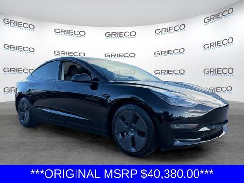 Solid Black 2023 Tesla Model 3 Standard Range