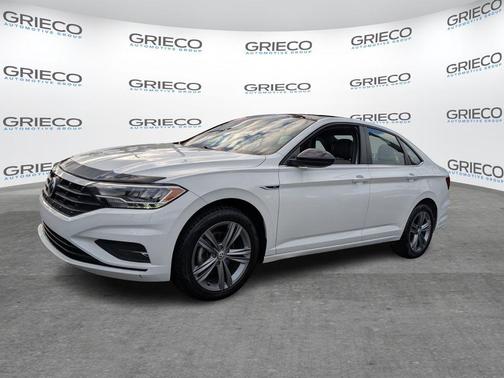 Pure White 2019 Volkswagen Jetta 1.4T R-Line