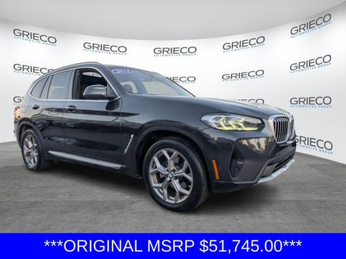 Dark Graphite Metallic 2024 BMW X3 sDrive30i