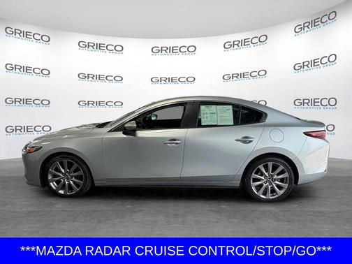 Sonic Silver Metallic 2019 Mazda Mazda3 FWD w/Select Package