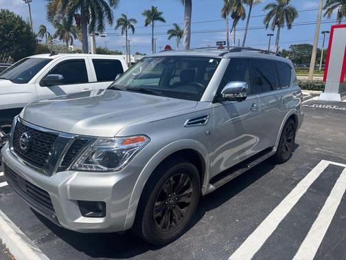 Brilliant Silver Metallic 2020 Nissan Armada Platinum 2WD