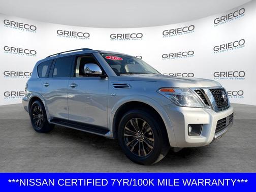 Brilliant Silver Metallic 2020 Nissan Armada Platinum 2WD