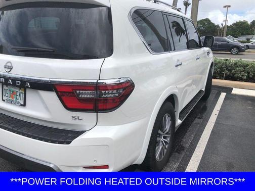 Aspen White Tricoat 2023 Nissan Armada SL 2WD