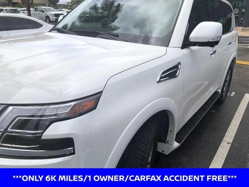 Aspen White Tricoat 2023 Nissan Armada SL 2WD