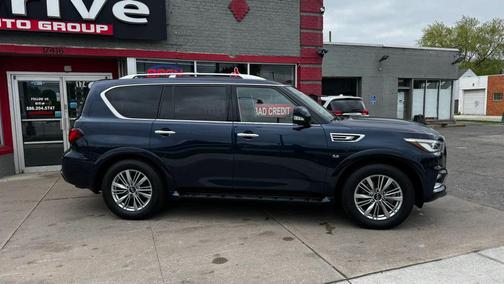 Hermosa Blue 2018 INFINITI QX80 Base