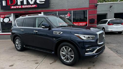 Hermosa Blue 2018 INFINITI QX80 Base